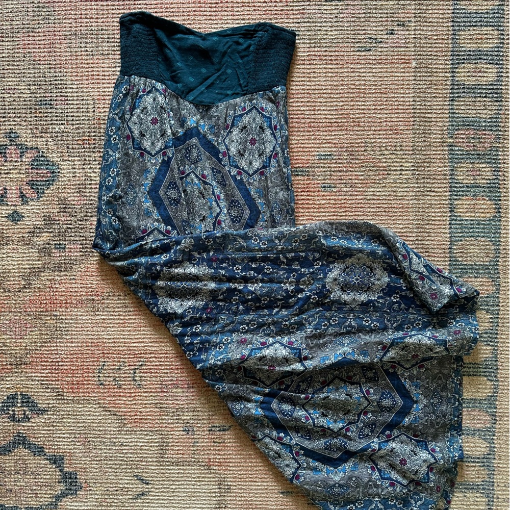 Roxy Bohemian Patterned Maxi Skirt